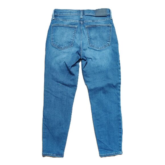 LUCKY BRAND Ava Mid-Rise Skinny Ankle Jeans Sz 10 / 30 Stretch Dark Wash Jeans - Picture 2 of 6